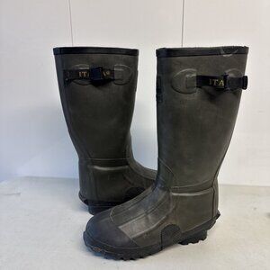 Itasca Men's Scent-Free Rubber Waterproof Boots SZ 8 656919 - Steel Shank